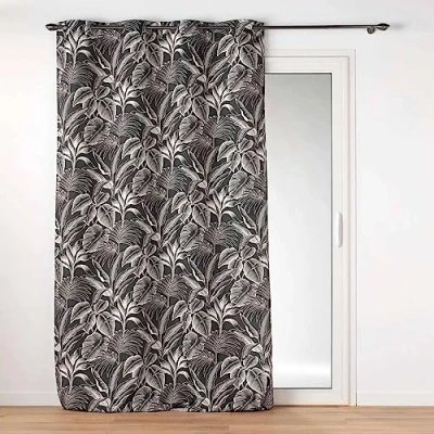 Immagine di Douceur d&#039;Intérieur Cabana Tenda con Occhielli, 140 x 280 cm, Nero, Poliestere Stampato