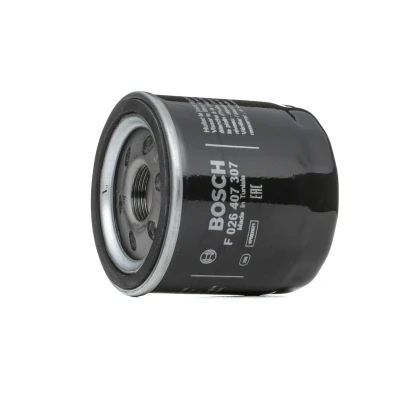 Immagine di BOSCH F 026 407 307 Filtro olio M 22 x 1,5 con una valvola blocco arretramento ad avvitamento FORD: Galaxy Mk3 MPV, S Max Mk2