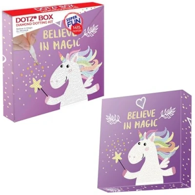 Immagine di DIAMOND DOTZ DBX.012 Set per Pittura a Mosaico 5D con Diamanti 5D, Creativo 1.422 Pietre diamantate, da Circa 22 x cm, Completo Fai Te Bambini Partire