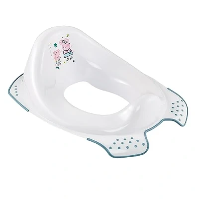 Immagine di keeeper Seggiolino Riduttore per WC, Peppa Pig, Da 18 Mesi a 4 Anni circa, Funzione Antiscivolo, Ewa, Nordic White (Bianco)