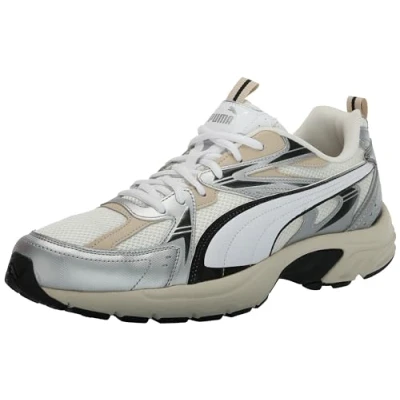 Immagine di PUMA Milenio Tech Sneaker, Scarpe da Ginnastica Uomo, Bianco Caldo Argento, 46 EU