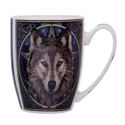 Immagine di Puckator MULP05 Lisa Parker Tazza, Motivo Lupo, 8,5 x 12 10 cm