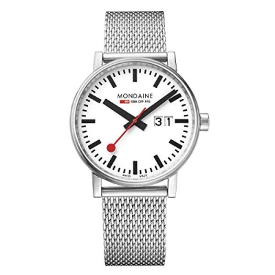 Immagine di Mondaine Orologio Analogico Classico Quarzo Unisex con Cinturino in Acciaio Inox MSE.40210.SM