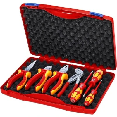 Immagine di Knipex 00 21 15 Kit utensili VDE in valigia 7 parti