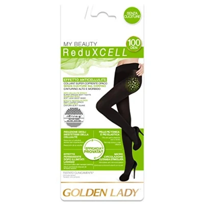 Immagine di GOLDEN LADY Goldenlady Reduxcell 100 2P Collant, Donna, Nero (Nero 099A), Small (Taglia produttore:2 S)