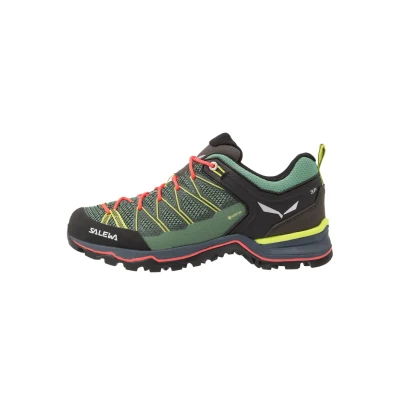 Immagine di Salewa MTN Trainer LITE GTX Scarpa da hiking, Donna, Taglia: 36.5, Feld green/fluo coral Sintetico / tessuto