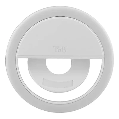 Immagine di T&#039;NB Influence Selfie Ring Light, anello luminoso rotondo, compatibile con tutti gli smartphone, diffusione della luce, diversi livelli di luminosità, foto, video, ideale per YouTube, TikTok,