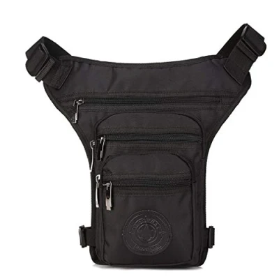 Immagine di Borsa da gamba in nylon per coscia uomo Tattico militare Motociclista Bici multitasche Viaggio Escursionismo Arrampicata Ciclismo Vita all&#039;aperto Marsupio