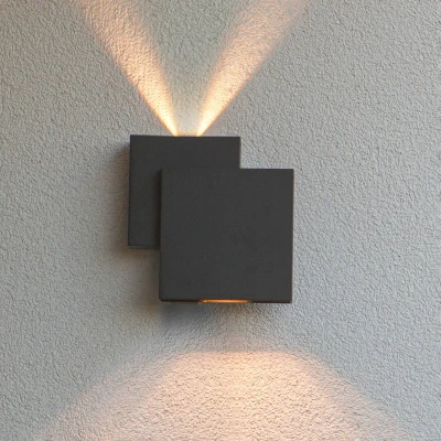 Immagine di Lutec RIALTO 5287901012 Lampada da parete per esterni a LED (monocolore) 18.00 W Nero