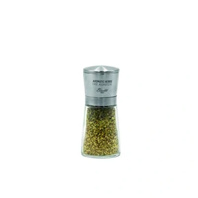 Immagine di Bisetti Herbs Macina Spezie Tappo, Acciaio Inossidabile, Argento/Trasparente