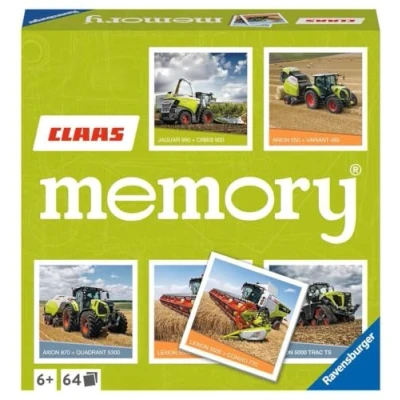 Immagine di Ravensburger Trattore CLAAS Memory 20882 Il Classico Appassionati di Macchine agricole, Gioco per 2 8 Giocatori dai 6 Anni