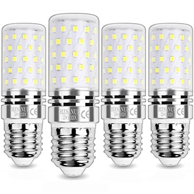 Immagine di HZSANUE LED Lampadina Mais 12W, E27 Vite Edison Lampadina, 6000K Bianco Freddo, 1350LM, 100W Lampadine a Incandescenza Equivalenti, Non Dimmerabile, Confezione da 4