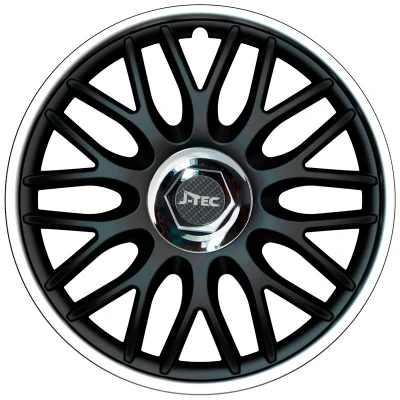 Immagine di J TEC Orden R J16520 Copricerchi 16Inch nero/argento, cromo