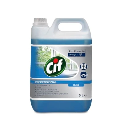 Immagine di Cif 7517832 Detergente professionale per finestre e multisuperficie, 5 L