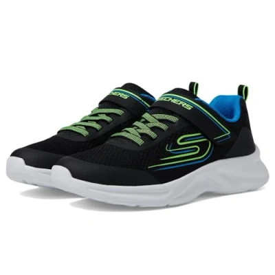Immagine di Skechers Performance Dynamatic Sneakers basse per bambini, Taglia: 32, Black/blue/lime Tessuto / sintetico