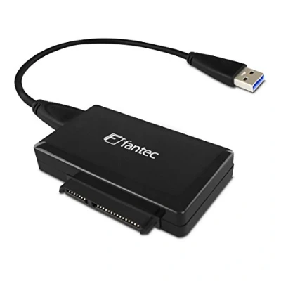 Immagine di Fantec AD U3SA USB 3.0 SATA 1/2/3 Black Cable Interface/Gender Adapter Adapters (USB 3.0, 1/2/3, Black)