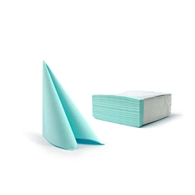 Immagine di Alvotex Chic Airlaid 50 Tovaglioli USA e Getta in similtessuto, di Alta qualità, Airlaid, Menta, 40 x cm