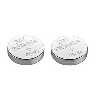 Immagine di Batterie per Orologio Renata 2 x 337 o SR416SW Made in Svizzera all&#039;Ossido d&#039;Argento 1.5 V