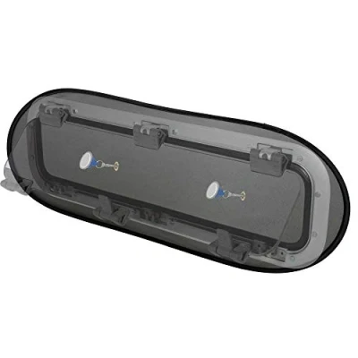 Immagine di MOSQUITO NET / bug SCREEN For boats by Waterline Design. a free environment on both sailboats and motorboats. Fits all brands of large portlights (#1435) (portello non incluso)