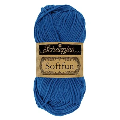 Immagine di Scheepjes Softfun 2626 Cobalto Filato 1x50g