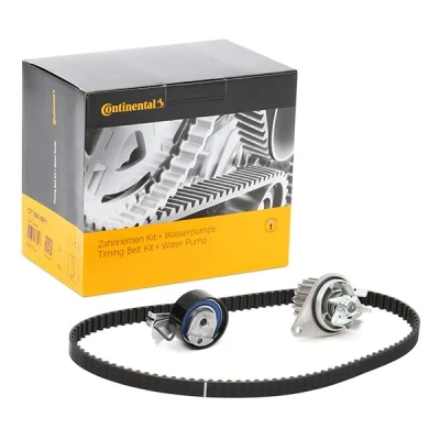 Immagine di CONTITECH CT1067WP1 Pompa Acqua + Kit Cinghia Distribuzione 104 PEUGEOT: 207 Hatchback, 206 307 CITROËN: C3 I II