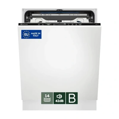 Immagine di Electrolux SatelliteClean 600 Lavastoviglie Integrata Totale EES68510L, Classe B, 14 Coperti, Interfaccia QuickSelect, Vassoio MaxiFlex, Funzione ExtraHygiene, Beam on Floor