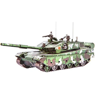 Immagine di Piececool Puzzle 3D in metallo fai da te per carro armato 99A accessori 233 pezzi