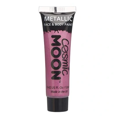 Immagine di Cosmic Moon Trucco metallico per volto e corpo 12ml Crea dei disegni affascinanti metallici volto! Include: Rosa