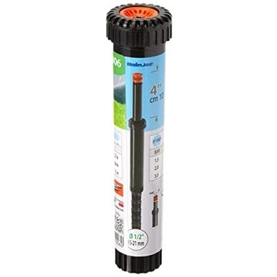 Immagine di Claber 50945 90006 Irrigatore Pop Up Regolabile, Nero/Arancione