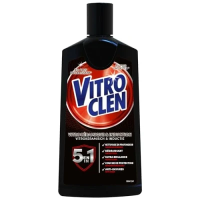 Immagine di DETERGENTE VITROCLEN 200 ML IN CREMA PER FORNELLI VETROCERAMICA/A INDUZIONE IMPORT