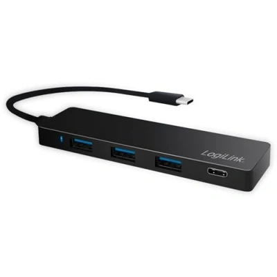 Immagine di LogiLink UA0311 4 Porte USB C® (USB 3.1) Multiport Hub Nero