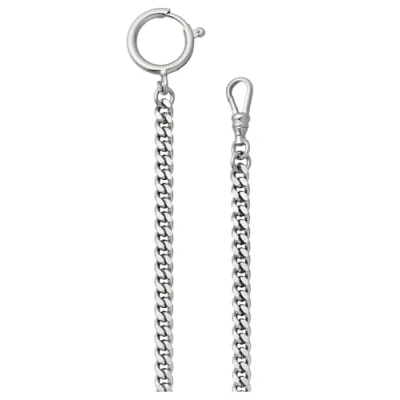 Immagine di REGENT orologio da tasca, catena per tasca con moschettone e anello a molla in diverse varianti, P 45 Argento 5 Mm