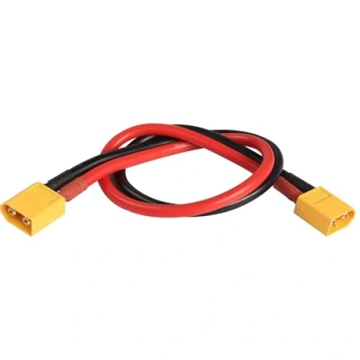 Immagine di MEIRIYFA cavo di prolunga XT60 XT 60, maschio a maschio, adattatore convertitore con in silicone da 33,5 cm 12AWG