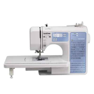 Immagine di Brother, macchina per cucire e trapuntare a braccio libero, colore bianco, FS100WT