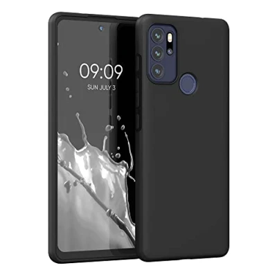 Immagine di kwmobile Custodia Compatibile con Motorola Moto G60S Cover Back Case per Smartphone in Silicone TPU Protezione Gommata nero matt