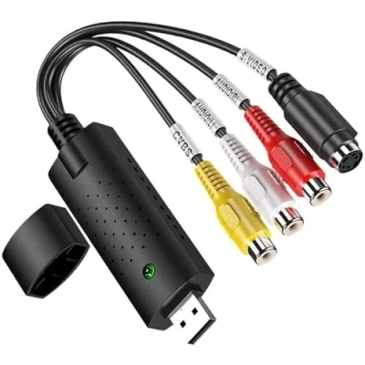 Immagine di Lonnalee convertitore di file digitalizzato USB 2.0 Audio/Video, scheda acquisizione video, chiavetta 2.0, per Windows 10/8/7/XP Mac