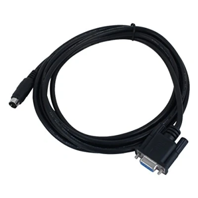 Immagine di N/A 8.2 Ft RS232 DB9P femmina a maschio 8P Mini Din PLC cavo per Proface GPW CB02