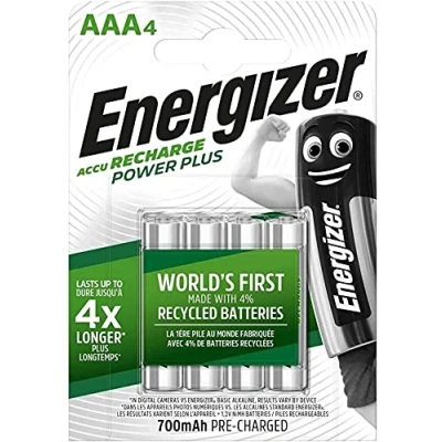 Immagine di Energizer NiMH Power Plus AAA 700mAh Blister da 4
