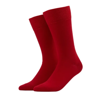 Immagine di Falke Happy 2PACK Everyday Casual Calze scarlet, Uomo, Taglia: 39 42, Scarlet