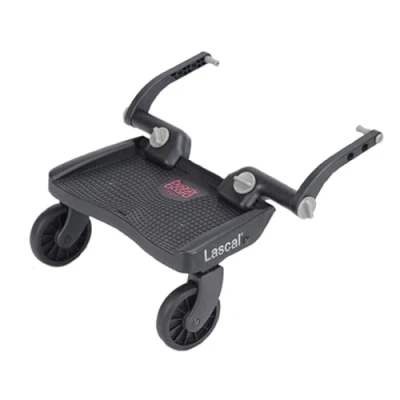 Immagine di Lascal BuggyBoard Mini 3D, Pedana passeggino universale compatibile con quasi tutti i modelli di passeggini, buggy board per bambini 2 6 anni (22 kg), rosso