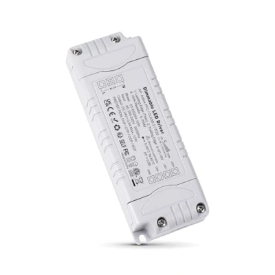 Immagine di REYLAX Trasformatore LED 24V Dimmerabile 12W Triac &amp; 0 10V&amp;1 10V PWM Resistenza da 100k Alimentatore 0.55A di Tensione Costante Driver AC 220V to DC Trasformatori Bassa