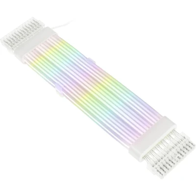 Immagine di Cavo per Alimentazione Kolink UR 24PIN ARGB Bianco, Trasparente 24 cm