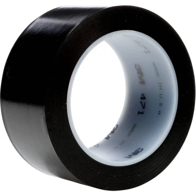 Immagine di 3M 471F 471S50 Nastro adesivo in PVC Nero (L x L) 33 m 50 mm 1 pz.