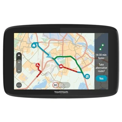 Immagine di TomTom Navigatore Satellitare per Auto GO Essential, 5 Pollici, Traffico in tempo reale, Mappe Europa, Aggiornamenti Tramite WiFi, Supporto Reversibile Magnetico, Ricondizionato