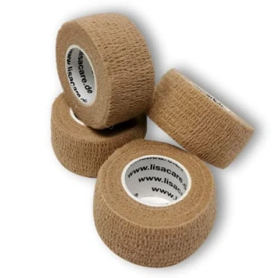 Immagine di Lisa Care Finger Dirt grasso e sporco repellente Cerotto elastico impermeabile Selezione di colori 4 rotoli 2,5 cm x 4,5 m, colore beige