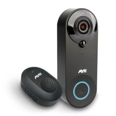 Immagine di Spioncino digitale WiFi Outdoor AYR 761. Proteggi la tua porta. Sensore di movimento, infrarossi e visione notturna. Prova me con Alexa Google Home.