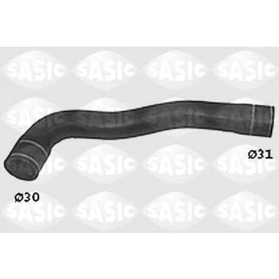 Immagine di SASIC SWH0420 Tubo Radiatore Dx in alto CITROËN: AX, PEUGEOT: 106 I Hatchback