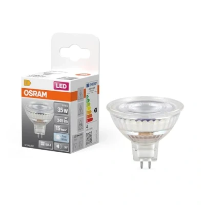 Immagine di OSRAM 4099854458309 Lampada riflettore a LED ERP E (A G) GU5.3 3.4 W Bianco freddo (Ø x A) 50.00 mm 1 pz.