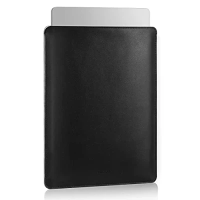 Immagine di MoKo Custodia Protettiva Compatibile con 13/13.6 MacBook Air M2/M1 2022 2018, Galaxy Tab S8+ 12.4&quot;, PRO M1 13.3 2020, Borsa per Laptop, Proteggi Nero