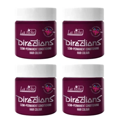 Immagine di La Riche Directions 4 colori semi permanenti per capelli, tubetto da 100 ml, colore: tulipano scuro